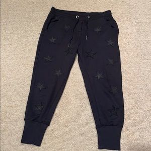Black Comfy Jogger w Leather Stars, Zoe Karssen XS